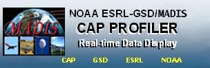 CAP Data Display Logo and Navigation Links